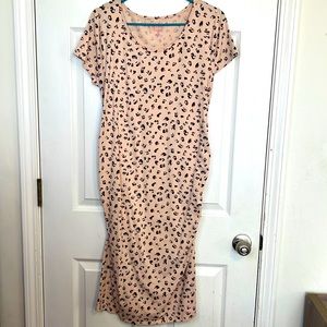 Leopard print maternity dress by Isabel.
